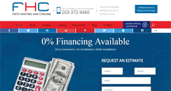 Desktop Screenshot of fhchvac.com