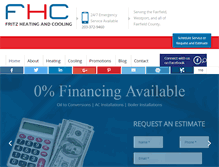 Tablet Screenshot of fhchvac.com